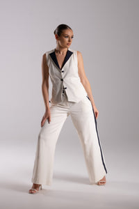 Elegant White Women's Suit