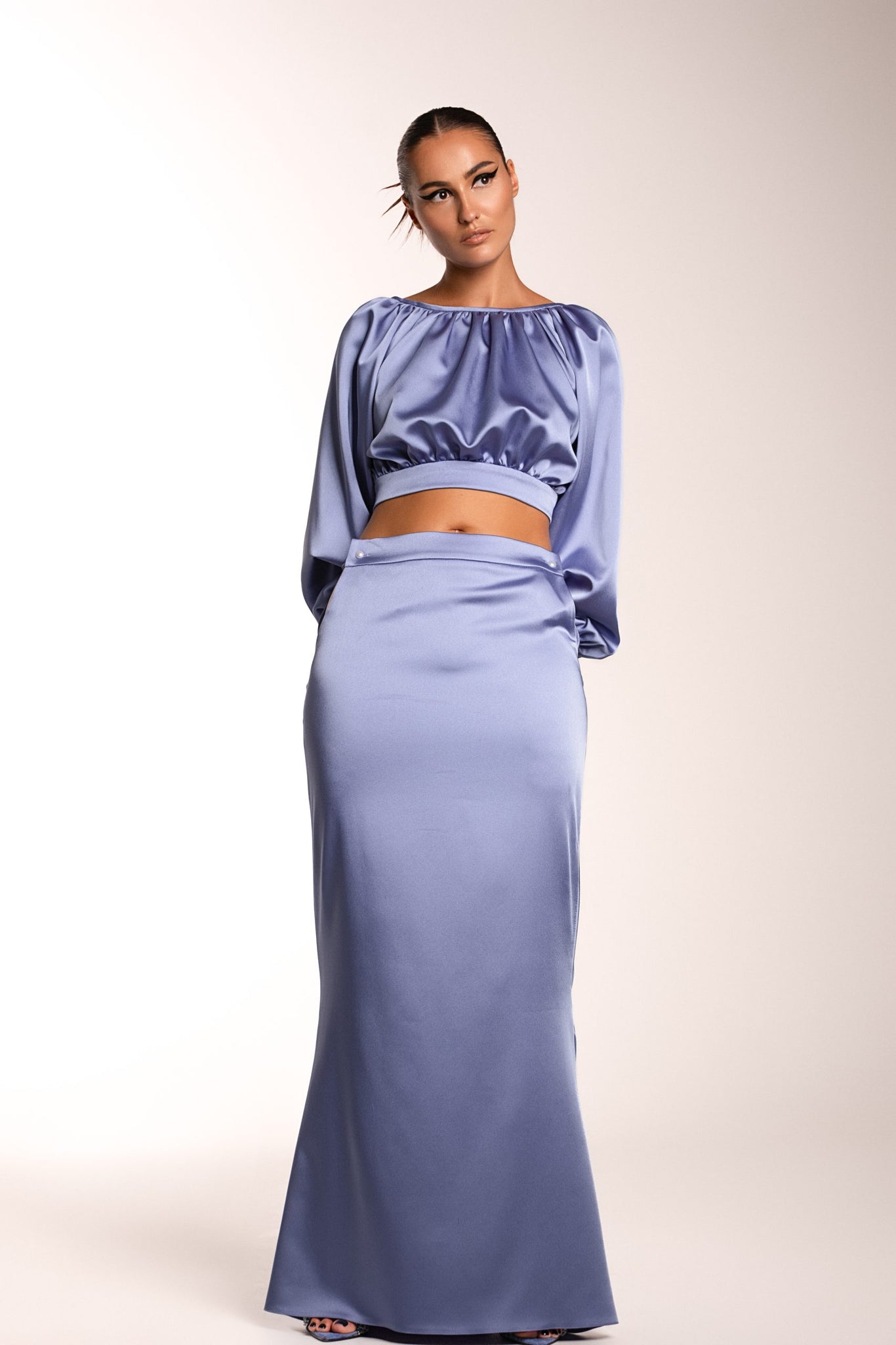 Women's Evening Blouse and Skirt