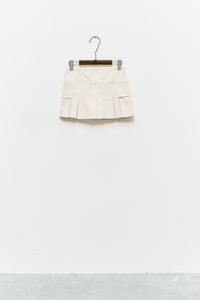 Pleated mini skirt. - iellele