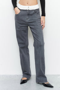 Straight leg jeans - iellele