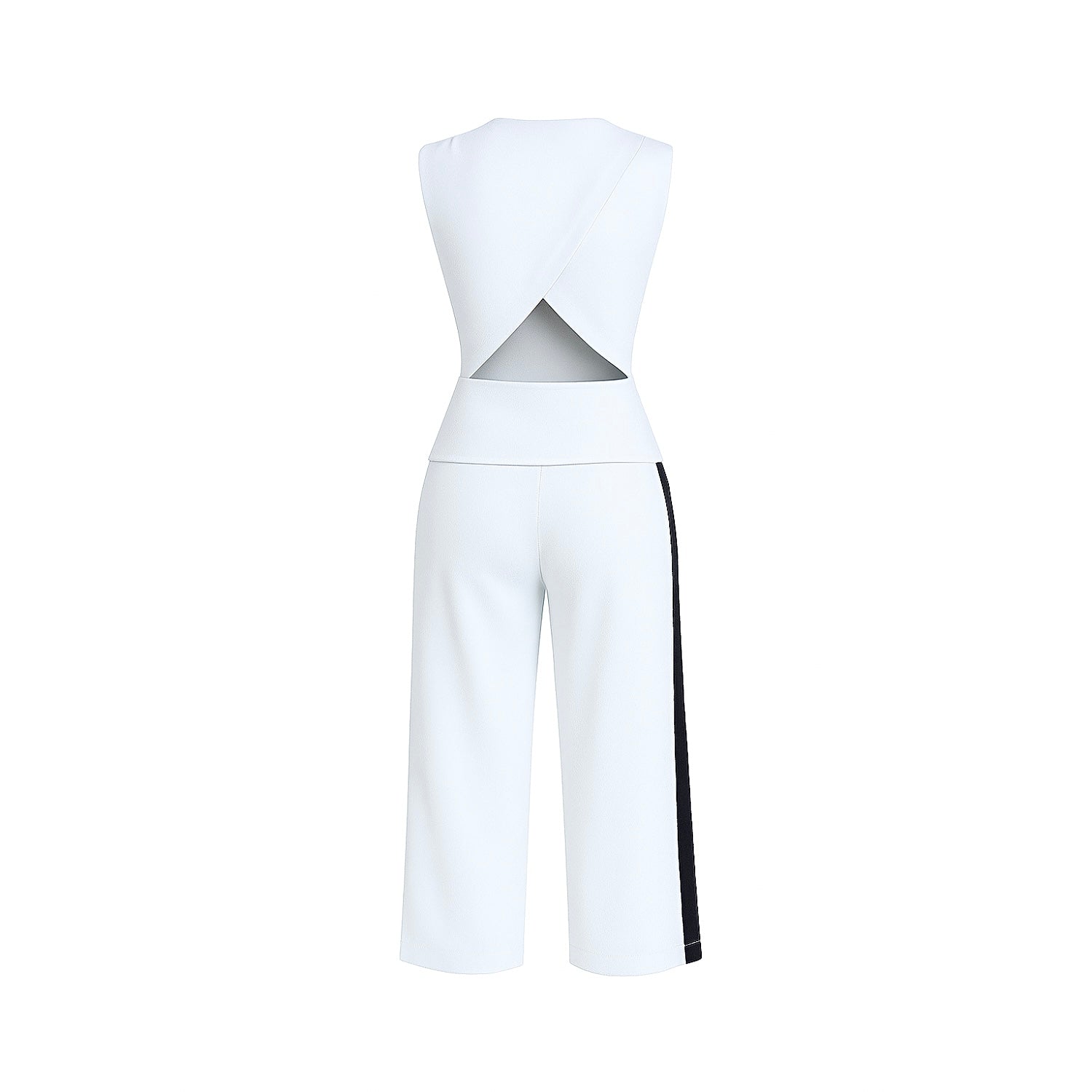 White Bermuda Set