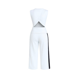 White Bermuda Set
